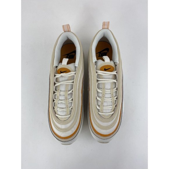 Nike Air Max 97 Beige Orange Women's Sneakers Shoes Tan Phantom Curry DQ8594 001 - Picture 9 of 12